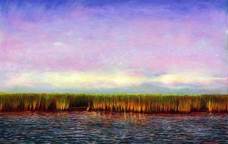 Adrian Deckbar
Bayou Bienvenue, 2003
pastel, 30 x 44 inches