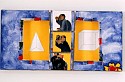 Rosalyn Drexler, Rage Against the Going of the Light
1998, canvas, paper, acrylic, collage