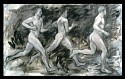 Nancy Ellen Craig, The Runners, en grisaille
2007, oil on canvas