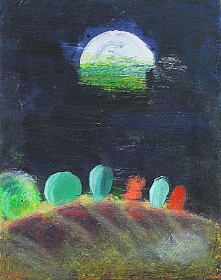 Katherine Bradford
Moon Drops, 2004
oil on canvas, 14 x 11 inches