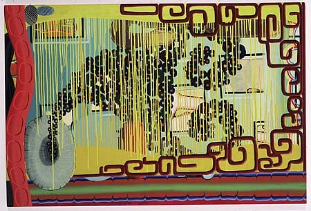 Tom Burckhardt
The View Through, 2001
enamel on wood, 48 x 32 inches