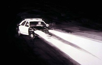 Buddy Bunting -&nbsp;Patrol Car, Black and White, Fontana, California