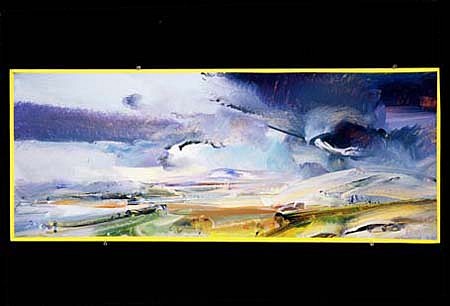 David Brewster
Sunken Lands, 2004
oil, 15 x 39 inches