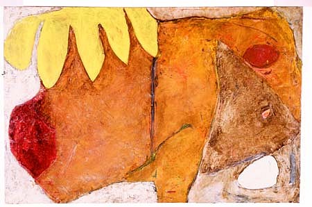 Stephanie Bird
Fern Fossil, 1995
oil on canvas, 24 x 36 inches