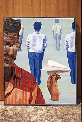 Rajarshi Biswas
Day Dreamer, 2003
acrylic on canvas, 30 x 36 inches