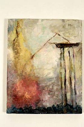 Serena Bocchino
Reach Boat on Stilts, 1988
oil on canvas, 36 x 24 inches