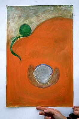 Eva Bosch
Growing, 1993
oil on paper, 49 x 32 cm
