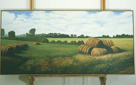 William Barron
Evening Burn, 1991
oil on canvas, 48 x 80 inches
