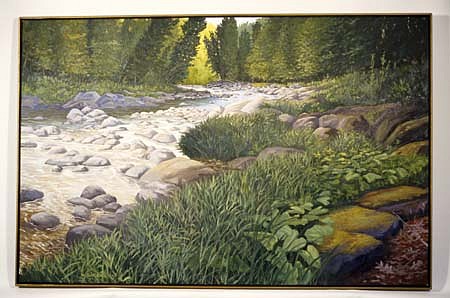 William Barron
Cold River, 2004
oil, 36 x 55 inches
Mohawk Trail, soft edges