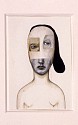 Deborah Barrett, White Woman with Hair on Ride Side
2005, gouache and collage of earlier drawings