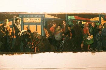 Jack Beal -&nbsp;Painting for Subway Mosaic