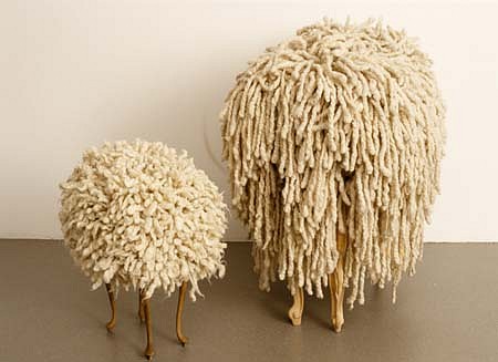 Claire Begheyn
Little Lamb, 2002
wool, foam, used fabric