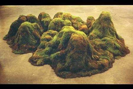 Jane Benson
Mt. Houston - Downtown, 2002
moss and mixed media, 108 x 132 x 34 inches
