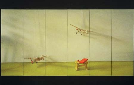 Phyllis Berman
Somewhere Between, 2003
oil, 48 x 96 inches
6 - canvas painting