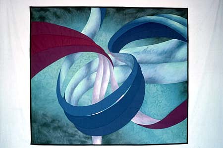 Janice Anthony
Andromeda, 1986
cotton, painted with fiber-reactive dyes, hand and machine pieced, guilted, 49 x 56 inches