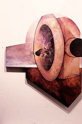 Serdar Arat
Untitled, 1991
acrylic on wood, 55 x 50 inches