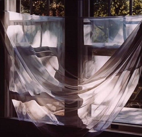 Rebecca Fagg
Curtain, Morning, 2003
oil on linen, 40 x 40 in.
