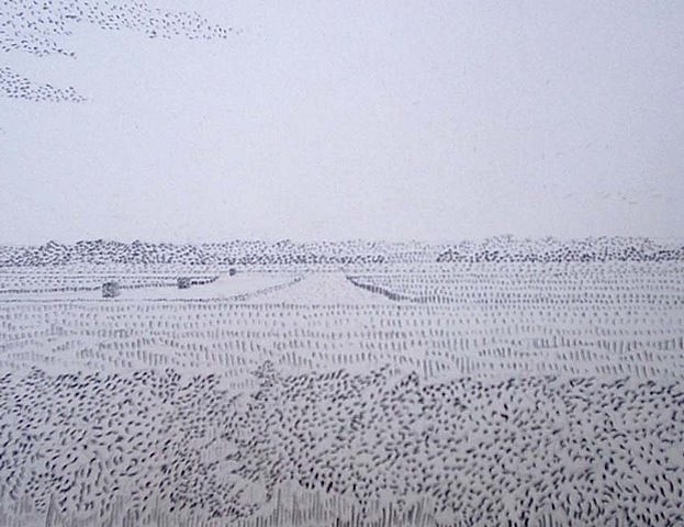David Harker
Airfield I, 2006
pencil on paper, 15 x 10 cm