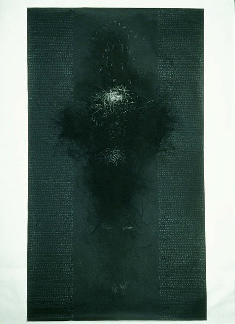 Rebecca Haseltine
Dark No. 1, 2002
charcoal, graphite on paper, 103 x 53 in.