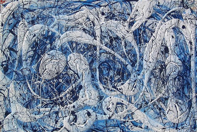 Robert Keay
Blue Rain, 2010
acrylic on canvas, 24 x 36 in.