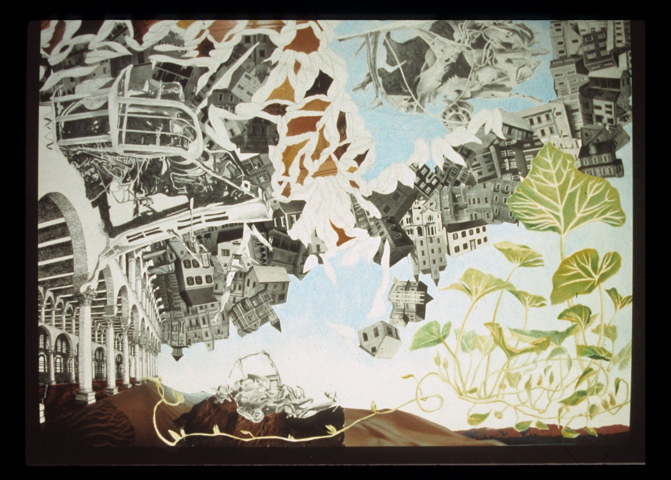 Jonathan Allen
Falluja Dollhouse, 2006
paint, paper, pencil and ink on paper, 22 x 30 in.