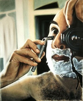 Laurent La Gamba -&nbsp;Self-Portrait with Razor and Camera