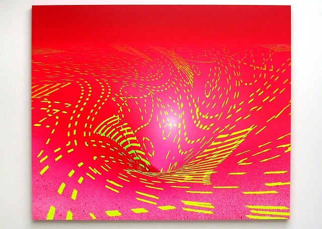 Dan Levenson
HK_1, 2006
acrylic on birch panel, 60 x 72 in.