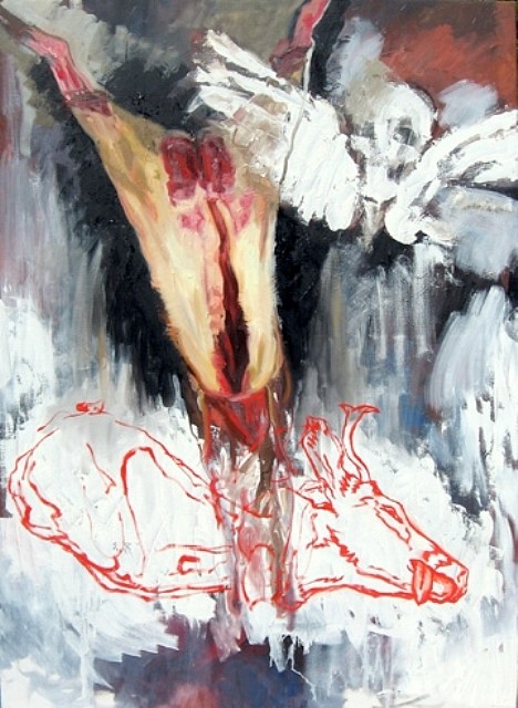 Alan Loehle
Mortal Deer, 2009
oil on canvas, 66 x 48 in.