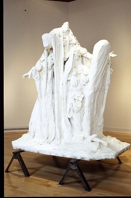 Nicholas Micros
Horseman, 2000
plaster, steel, rope, fabric, casts, lime wash, 125 x 84 x 55 in.