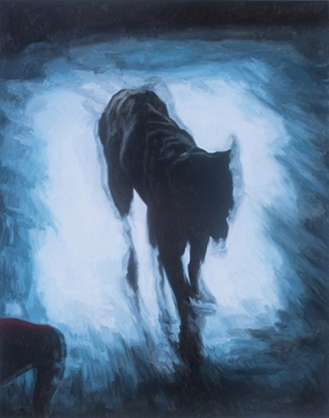 Alan Loehle
Liminal Dog I, 2007
oil on canvas, 63 x 50 in.