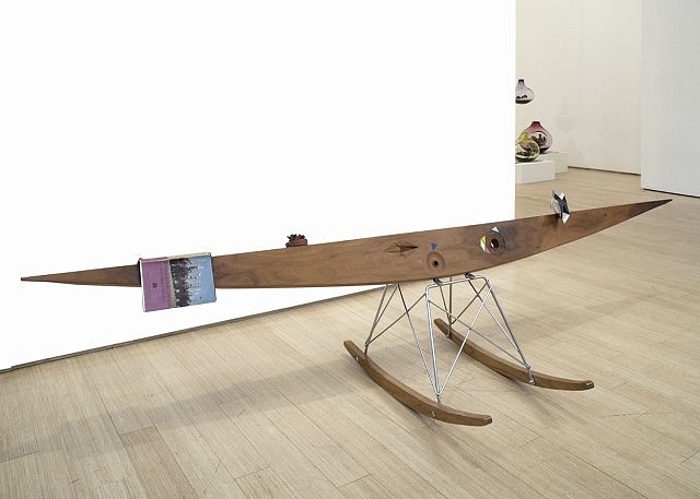 Edgar Orlaineta
Bird in Space, 2006
carved wood and mixed media, 18 x 79 x 31 in.