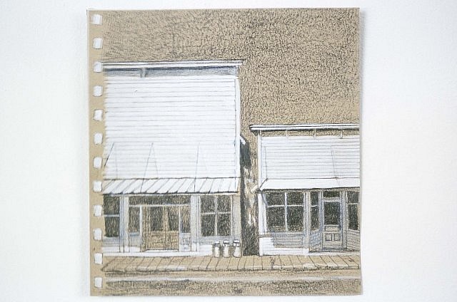 Yvonne Puffer
The Home Place No. 86, 2002
pencil and acrylic on paper, 5 5/8 x 6 in.
