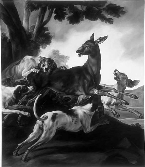 Shelley Reed
Attacked by Hounds (after Oudry), 2005
oil on canvas, 72 x 62 in.