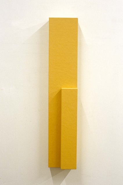 Stephen Riedell
Little Morandi, 2003
oil, beeswax, canvas, wood, 6 5/8 x 35 x 4 3/4 in.