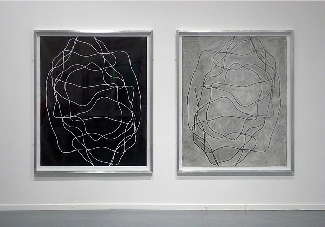 Marek Tobolewski
2LC DipSym PosNeg, 2009
solid graphite on paper, erased graphite on paper, 60 x 48 inches each