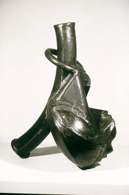 Lee Tribe
Of The Oracle, 2001
steel welded with a dark patina, 23 x 18 x 13 in.