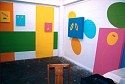 Elisa Vladilo, Untitled (Open Studio in London)
2000, acrylic on canvas and wall