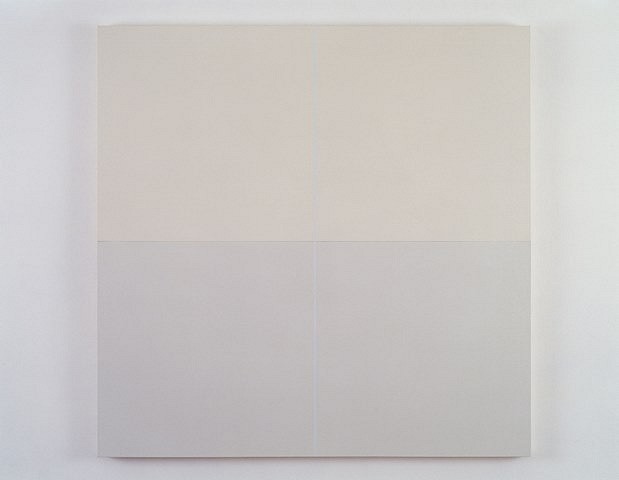 Perry Araeipour
LA 96, 1998
acrylic on raw canvas, 2 panels, 25 x 50 inches, joined: 50 x 50 inches