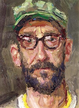 David Andrus -&nbsp;Man With Hat - Self Portrait