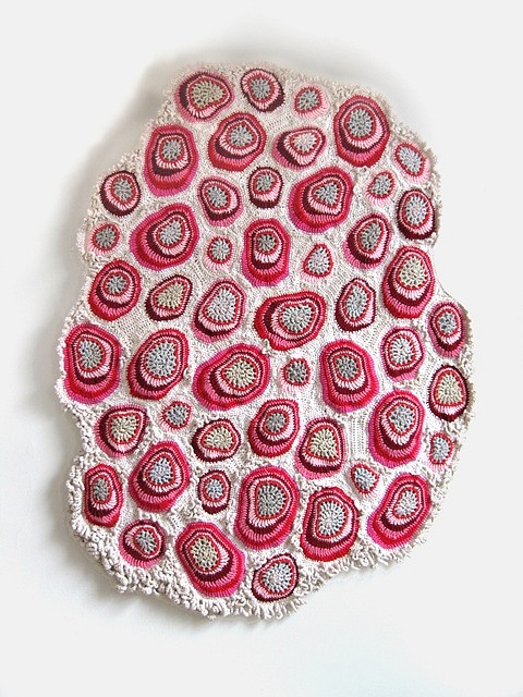 Emily Barletta
Fleshspot, 2007
yarn, 31 x 44 x 1 in.