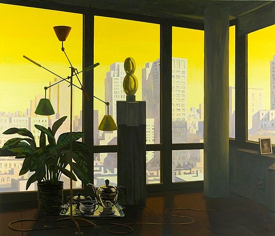 George Rush
Interior with Ron Jones sculpture, 2008
oil on canvas, 72 x 78 in.