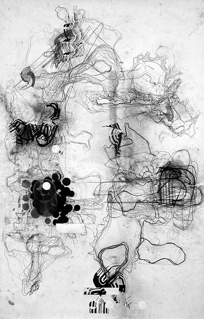 Chuck Holtzman
Seven Hundred, 2006
ink and charcoal on paper, 69 3/8 x 44 1/2 in.