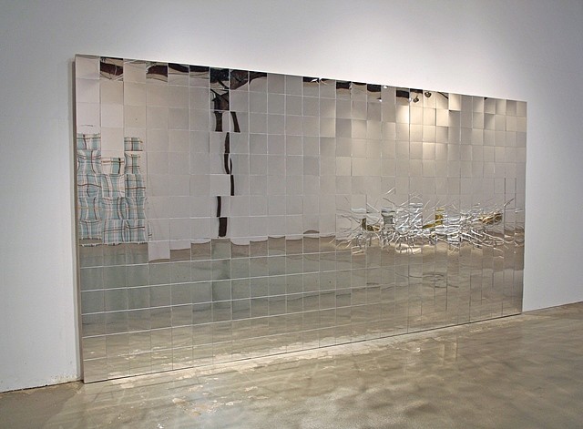 Tom Orr
Window, 2008
mirror, plexiglass and wood, 82 x 163 x 3 in.