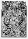 Tom Huck, Beef Brain Buffet
2002-2003, woodcut