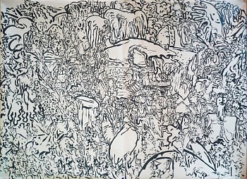 Suhee Wooh - Getting Lost inNorwegian Wood Drawings 1