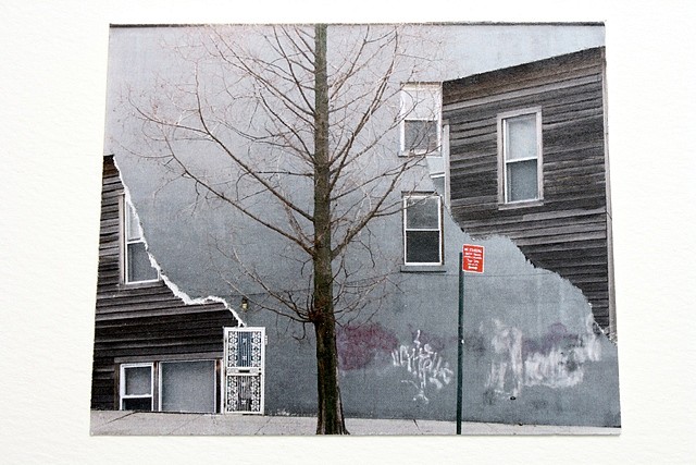 Amanda C Mathis
Experiments in Architecture Series, 01.10, No. 2, 2010
prints collaged on paper, 3 1/2 x 4 1/2 in.