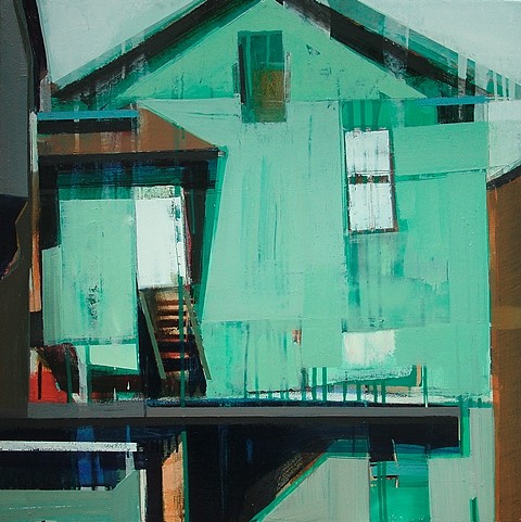 Siddharth Parasnis
House Near The Railway-Crossing, 2007
oil on canvas, 30 x 30 in.