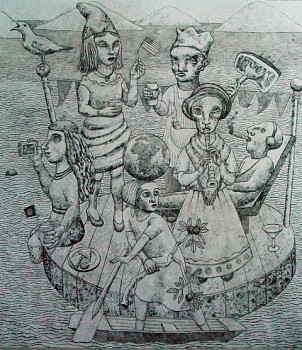 Erica Daborn -&nbsp;Seeking Higher Ground (Detail)