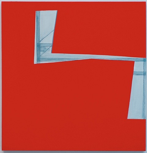 Paul Pagk
Red Insertion, 2009
oil on linen, 76 x 74 in.