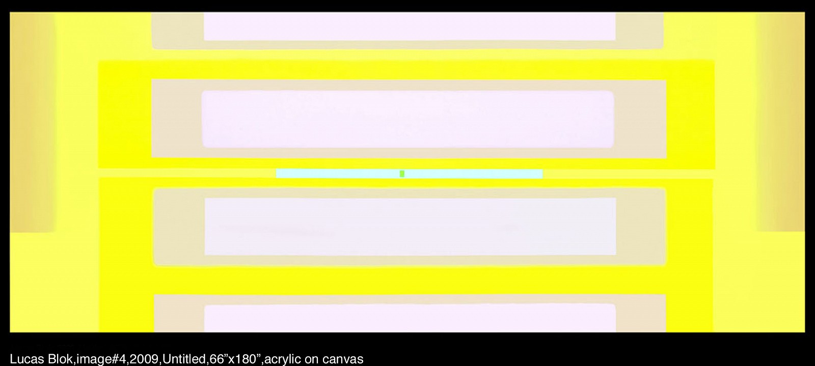 Lucas Blok
Untitled, 2009
acrylic on canvas, 66 x 180 in.